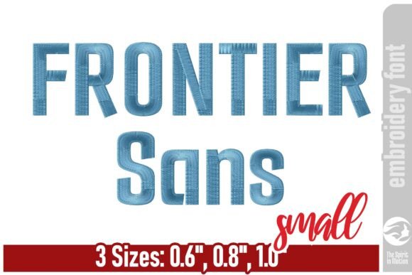 Frontier Sans Embroidery Font - Large Review