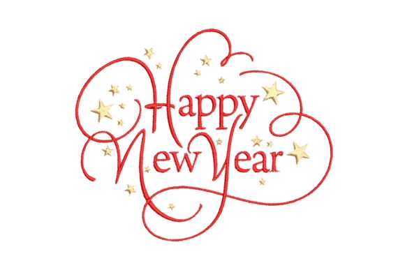 Happy New Year Embroidery Review