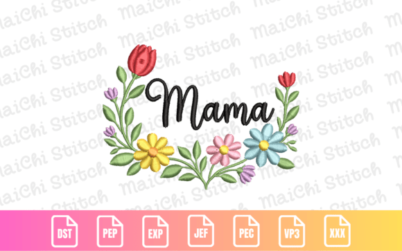 Mama Floral Wreath Mother's Day